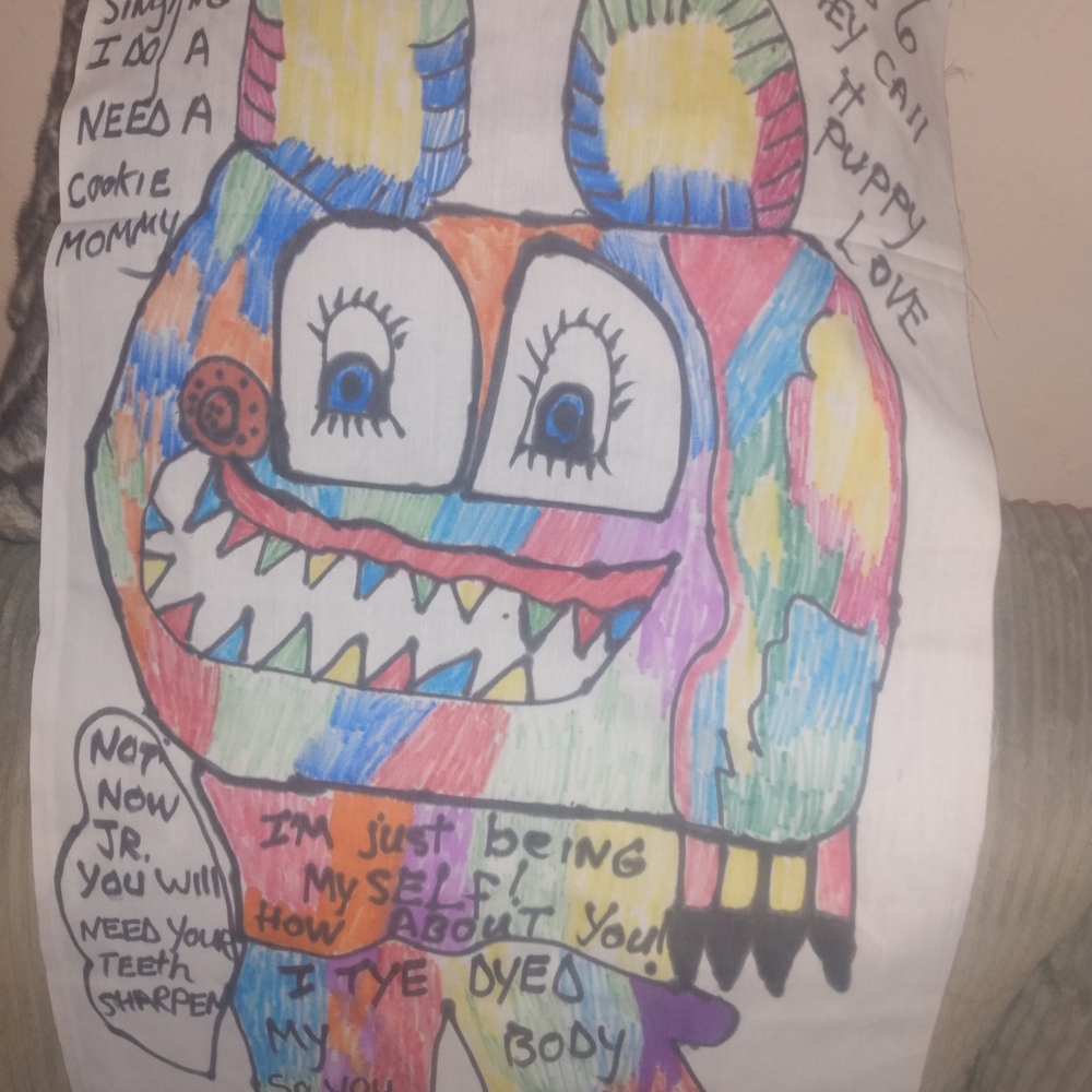 Colorful Monster Graphic T-Shirt